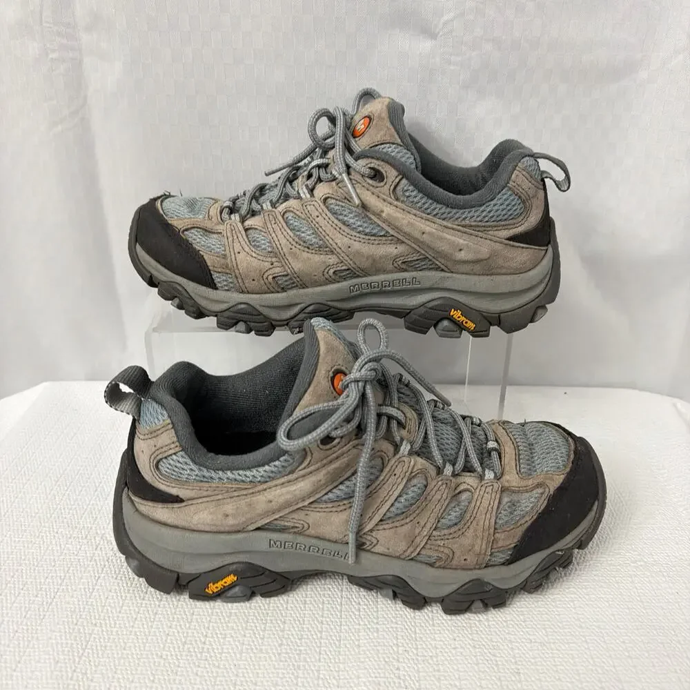 Merrell Moab 3 Shoes Womens Size 7.5 Hiking Vibram Suede Mesh Low Top Lace Up
